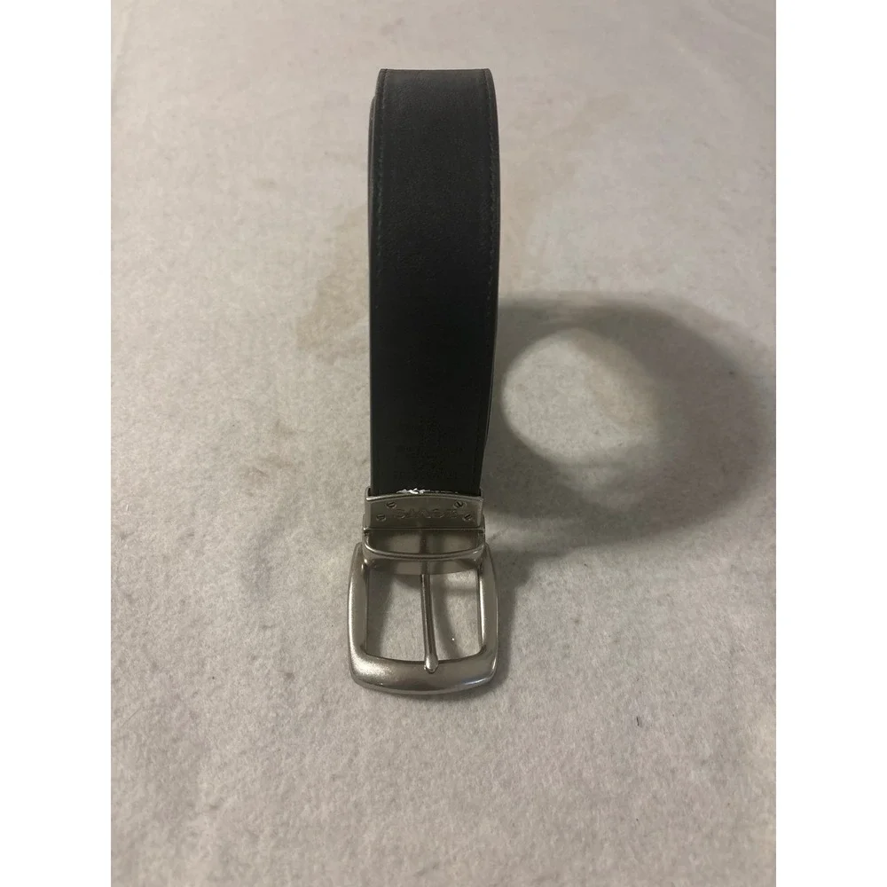 Levi's Reversible Belt Mens‎ 54-56 Black Brown Good Leather Swivel Buckle